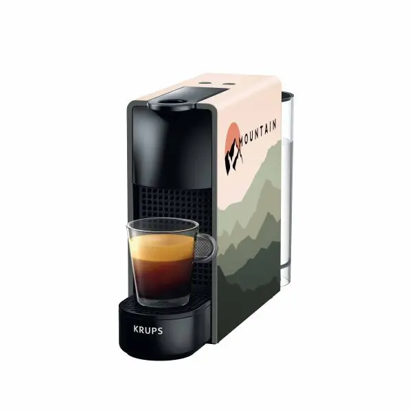Krups Nespresso Essenza Mini Grise Temps de préchauffage : 25 secondes Convient pour espresso et lungo Intensité du café réglable Arrêt automatique Personnalisation avec Max Print