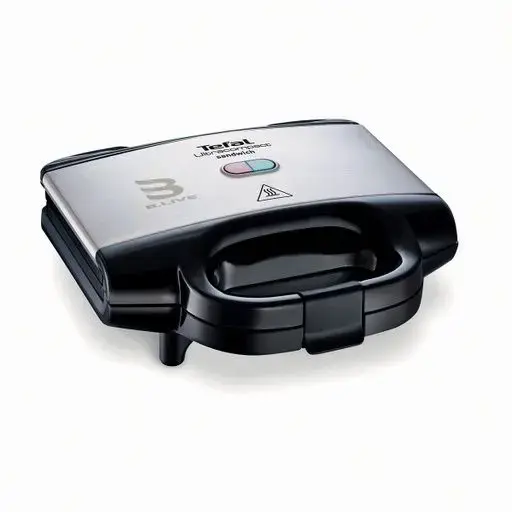 Tefal Ultra Compact Contactgrill Silver  Non-stick coating Locking clip on handle Indicator light  Personalise with a sleeve and engraving