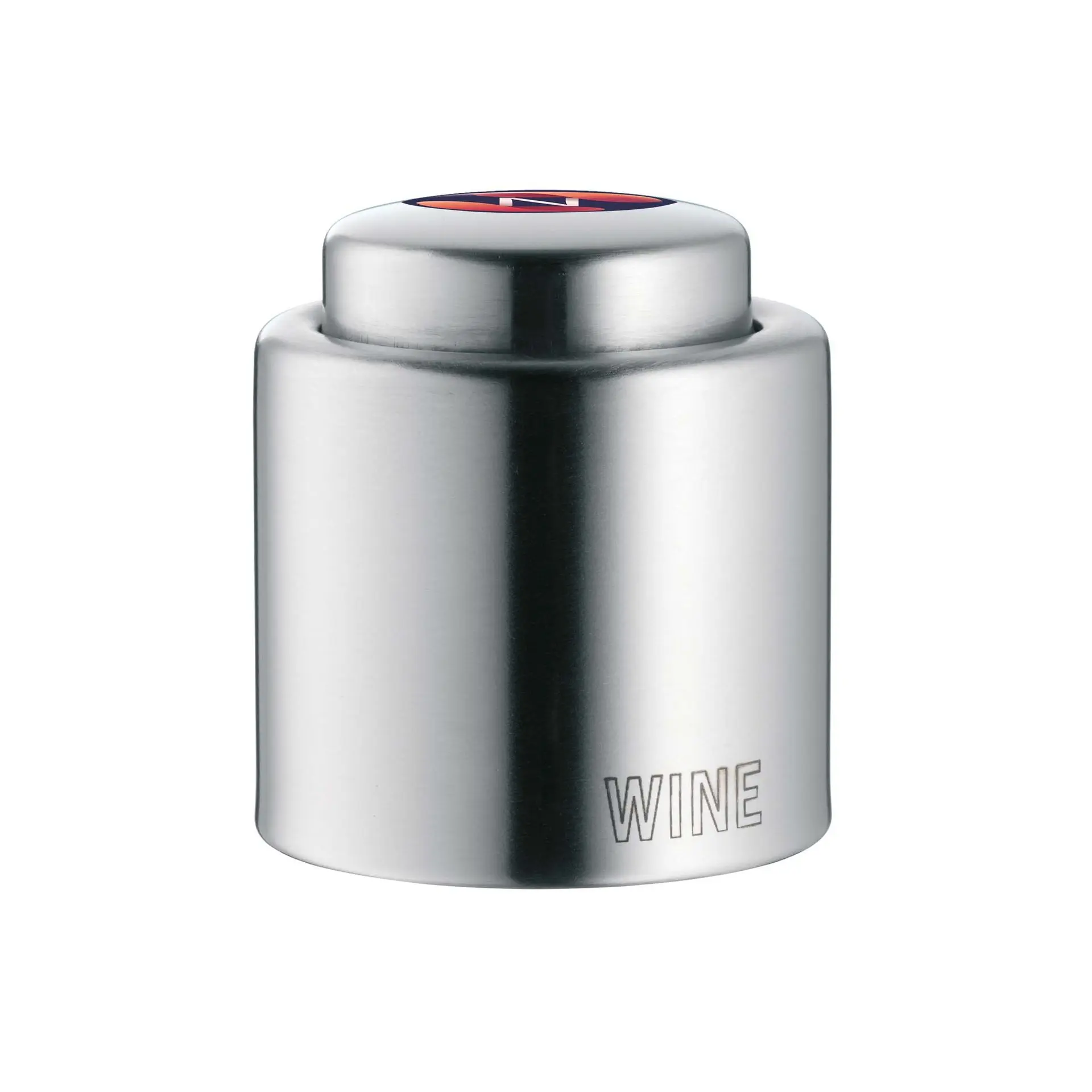 WMF Wine Cap  Airtight and leak-proof closing mechanism Suitable for all types of wine bottles  Personalisation with a full colour print and sleeve