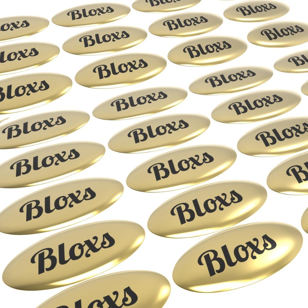 Sheet golden doming stickers