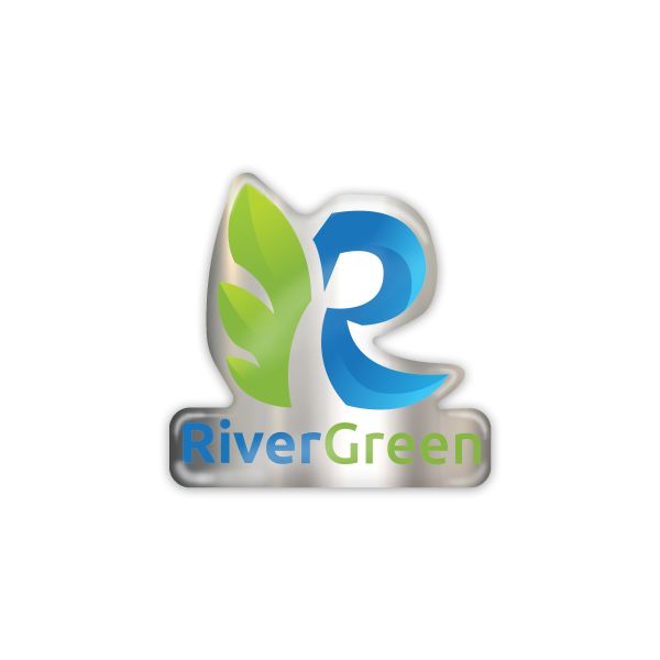 Doming Sticker Silver Gloss