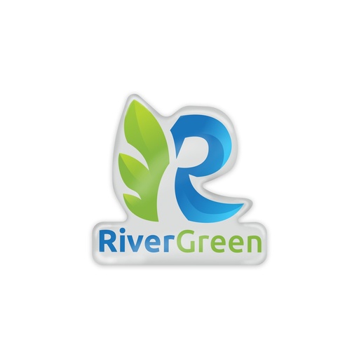 Doming Sticker White, Extra adhesive